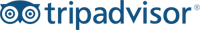 Tripadvisor logo in blue with an owl icon and text—“Tripadvisor.”